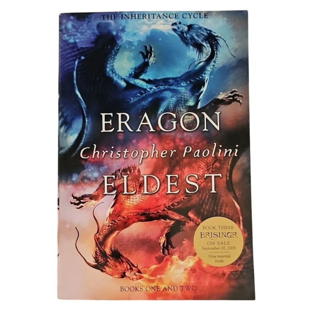 Knopf Eragon & Eldest Inheritance Cycle Books 1 & 2 Fantasy Paperback Paolini
